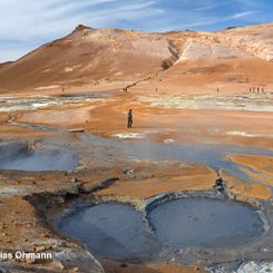 Goethermalgebiet Hverir in der Nähe vom Mývatn-See