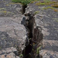 Erdspalte - Myvatn-Gebiet
