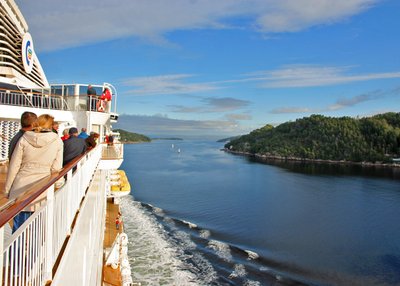 Im Oslofjord mit der Fähre Color Line