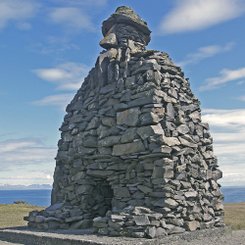 Steinstatue - West-Island