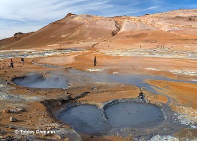 Goethermalgebiet Hverir in der Nähe vom Mývatn-See