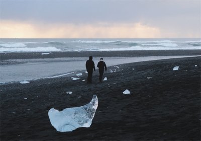 Der Diamond Beach bei der Gletscherlagune