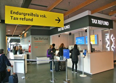 Tax-Refund Schalter - Keflavik