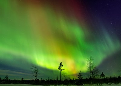 Polarlichter in Schwedisch-Lappland