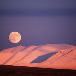 Vollmond über Brekkulaekur