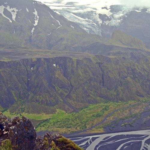 Das Tal Þorsmörk gehört yum Hochland Islands