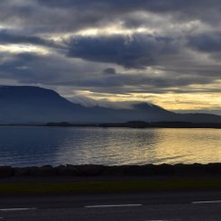 Sonnenuntergang - Reykjavík