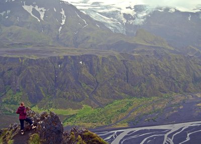 Das Tal Þorsmörk gehört yum Hochland Islands