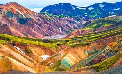 Bunter Berge in Landmannalaugar