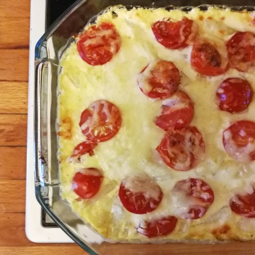 Lachsgratin