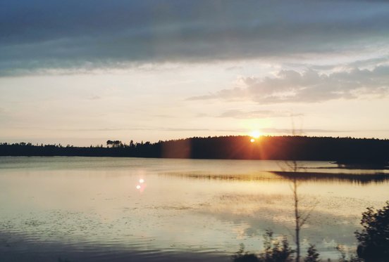 Zugfahrt in Schweden