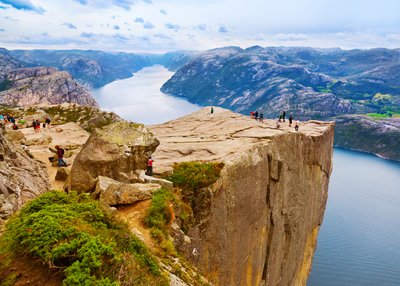 Bekanntester Aussichtsort in Norwegen - Preikestolen