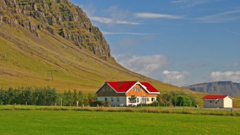 Isländische B&B-Hotels, Gästehäuser und Pensionen mit Etagendusche/WC - Unterkunftskategorie B