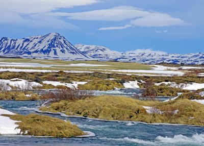 Flusslandschaft - Nord-Island