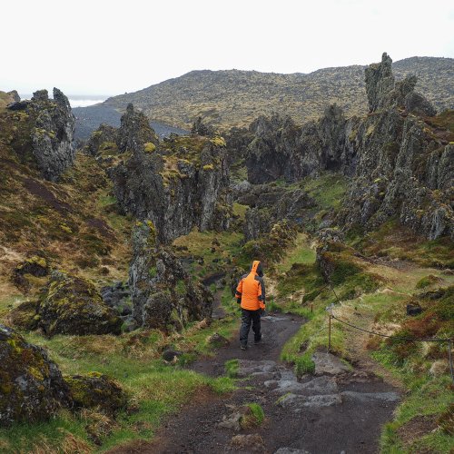 Am Strand von Djupalonssandur auf Snaefellsnes