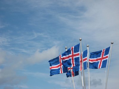 Flaggen - Island