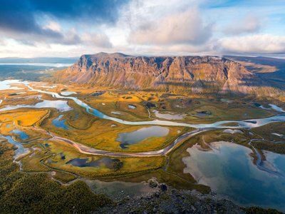 Wilde Landschaften im Sarek Nationalpark