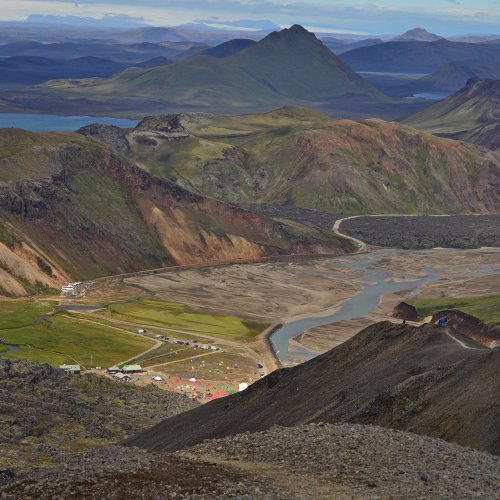 Landmannalaugar ist ein beliebtes Ausflugsziel