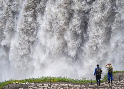 Der Wasserfall Dettifoss ist der energiereichste in Europa