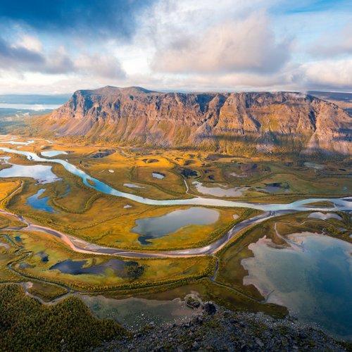 Wilde Landschaften im Sarek Nationalpark