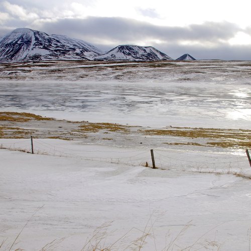Winterlandschaft - Island