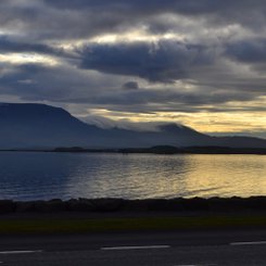 Sonnenuntergang - Reykjavík
