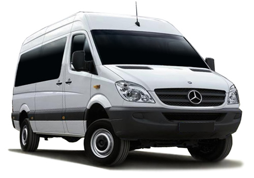 Mietwagen in Island - Gruppe EE - Mercedes Benz Sprinter 4x4 o.ä.