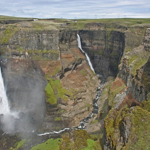 Háifoss - Südwest-Island