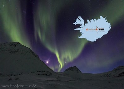 Nordlicht im Svarvaðardalur - Nord-Island Nordlicht im Svarvaðardalur - Nord-Island