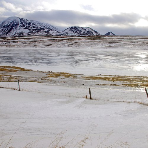 Winterlandschaft - Island