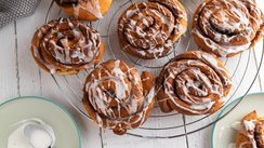 Zimtschnecken mit Zuckerguss