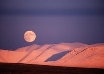 Vollmond im Winter - Nordwest-Island