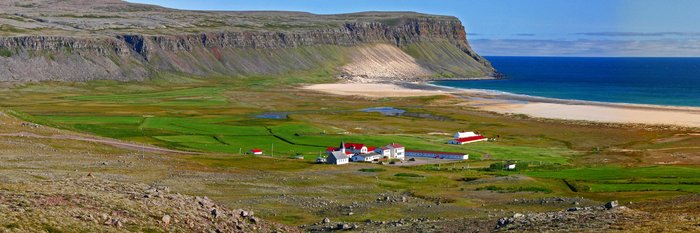 Eine der am schönsten gelegenen Unterkünfte in Island - Das Landhotel und Gästehaus Breiðavík