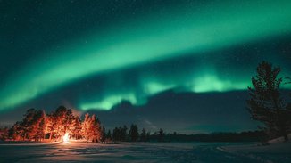 Nordlichter in Schwedisch-Lappland