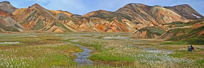 Bestandteil vieler Island Gruppenreisen - Das Rhyolithgebiet Landmannalaugar