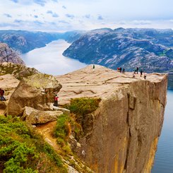 Bekanntester Aussichtsort in Norwegen - Preikestolen