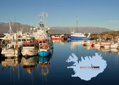 Húsavík Hafen - Mývatn-Region