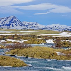 Flusslandschaft - Nord-Island