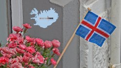 Islandfahne - Reykjavík
