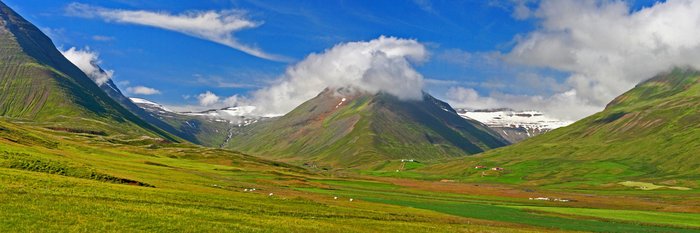 Eine der markantesten Island-Regionen - Das Svarfaðardalur auf der Halbinsel Tröllaskagi