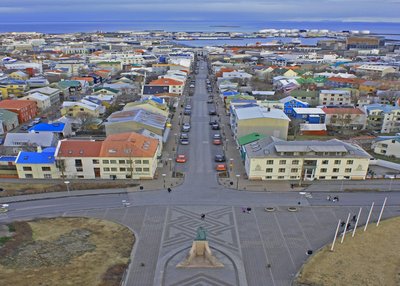 Reykjavik von oben