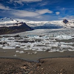 Gletschersee Fjöllsárlón in Südostisland