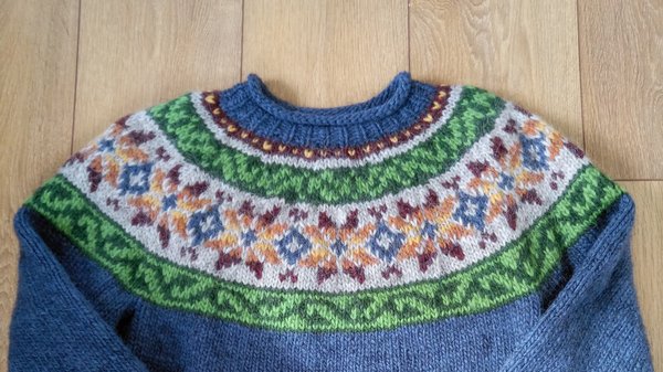 Islandpullover oben