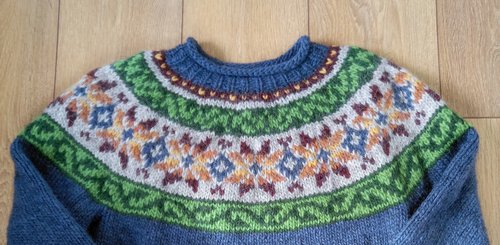 Islandpullover oben