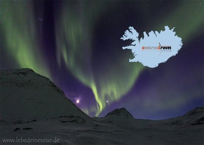 Nordlicht im Svarvaðardalur - Nord-Island Nordlicht im Svarvaðardalur - Nord-Island