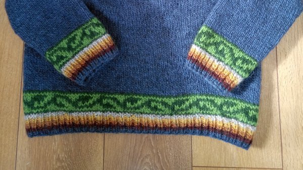 Islandpullover unten